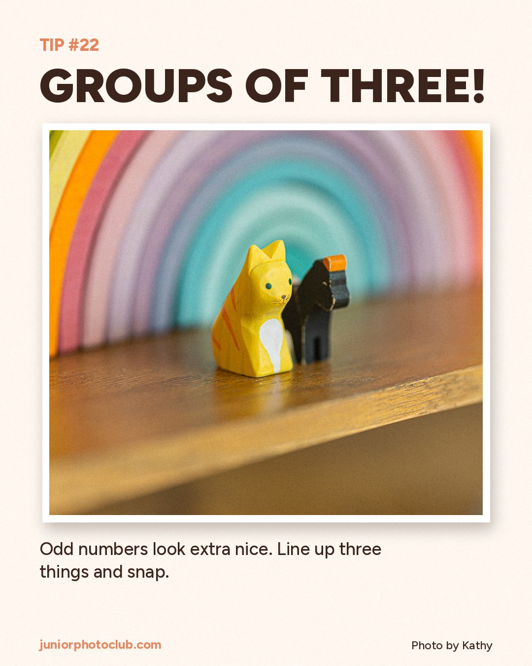 Photo tip 22: Groups of three