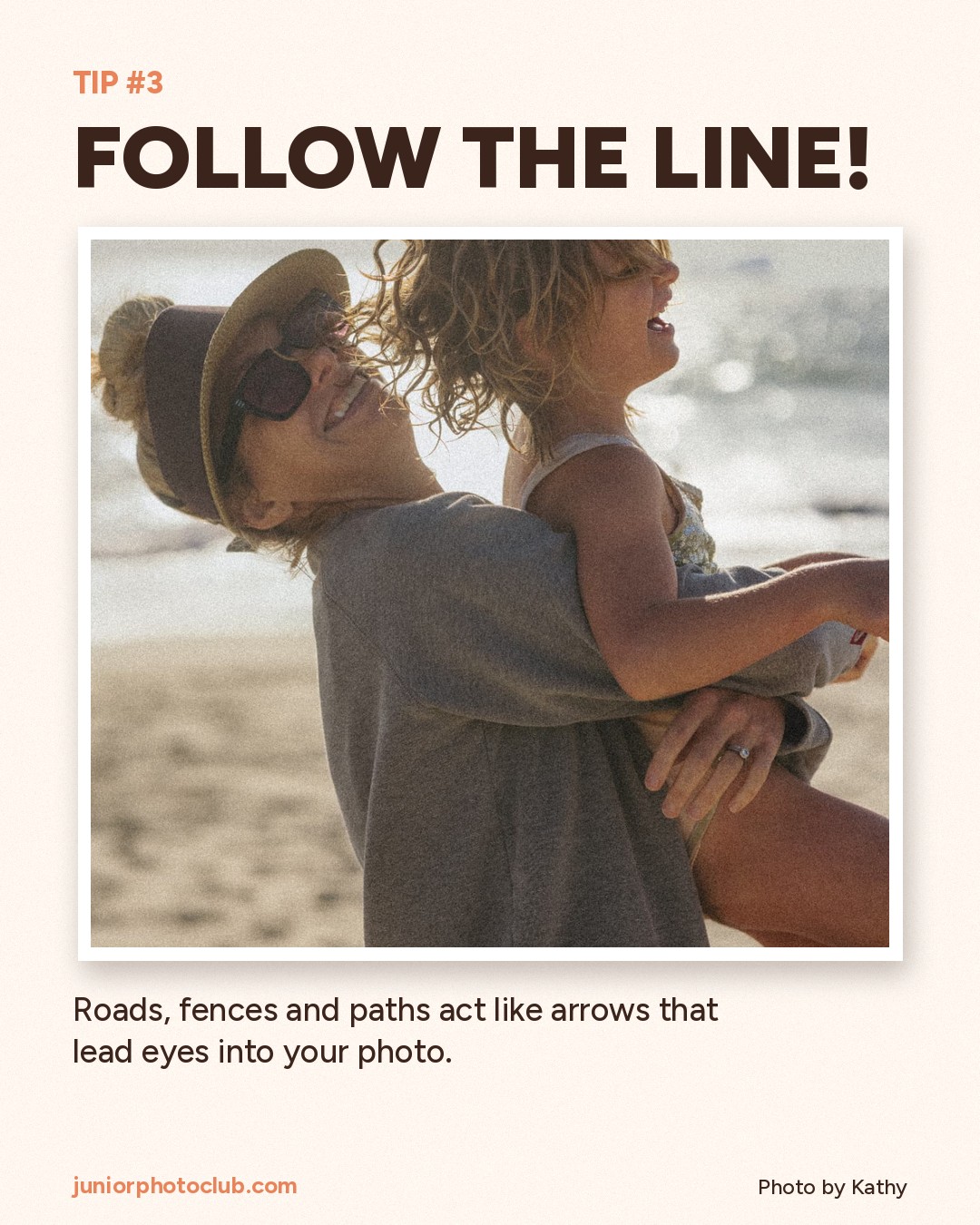 Photo tip 3: Follow the line