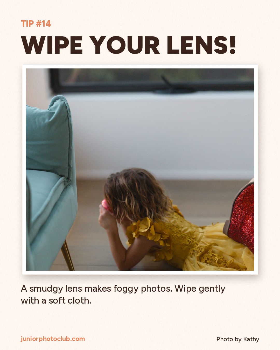 Photo tip 14: Wipe your lens