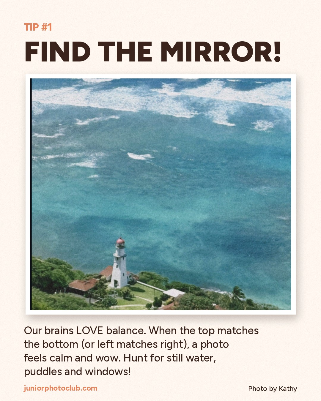Photo tip 1: Find the mirror