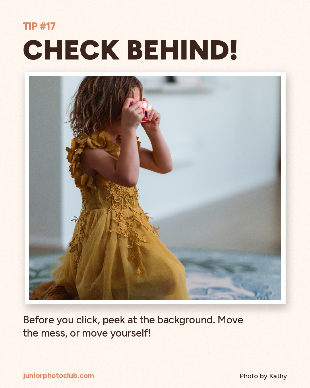 Photo tip 17: Check behind