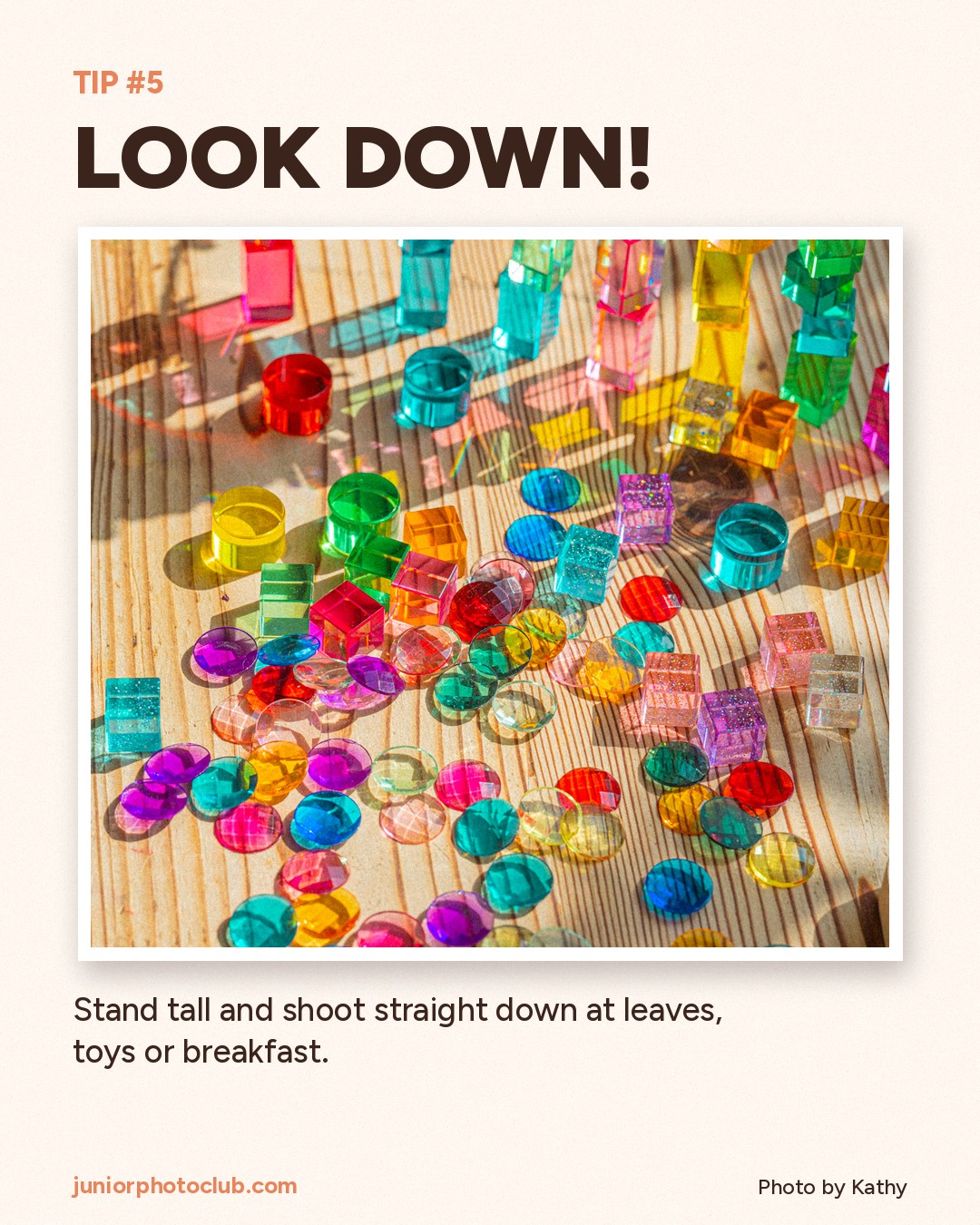 Photo tip 5: Look down